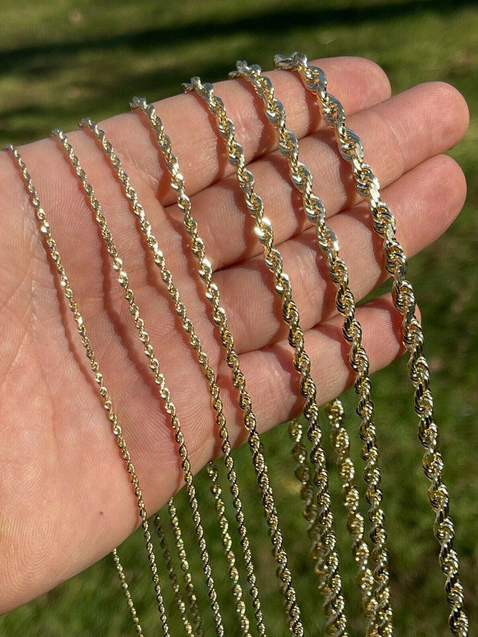 Solid Gold Rope Chain (6mm)